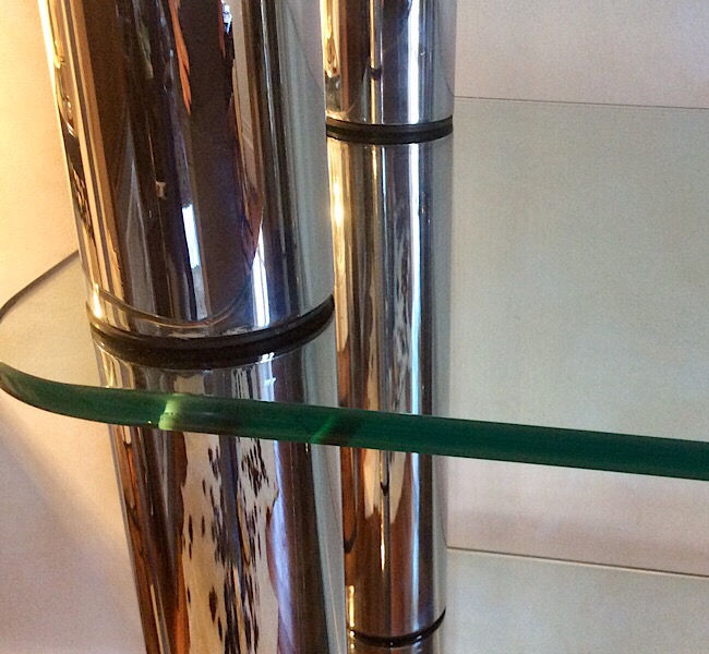 Thumbnail: Chrome and Glass Etagere