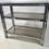 Thumbnail: SOLD - Three-Shelf Unit with Chrome Square Cluster Columns