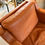 Thumbnail: Pair Cognac Leather Armchairs