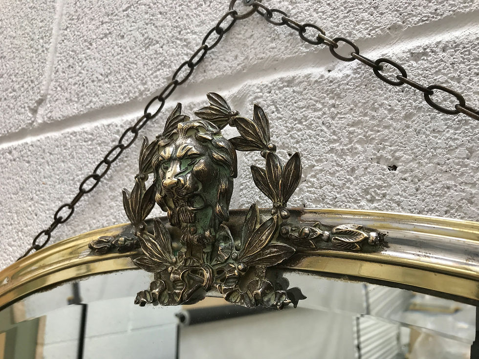 Oval Bevelled Mirror