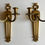 Thumbnail: Art Deco Solid Brass(or maybe Bronze?) Wall Brackets