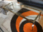 Thumbnail: SOLD- Elegant French Maison Jansen Paris Brass  Glass Coffee Table Circa 1940
