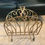 Thumbnail: SOLD - Gilded Wrought Iron Magazine Rack