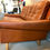 Thumbnail: Generous Two-Seat Sofa in Tan Leather by Skippers of Denmark
