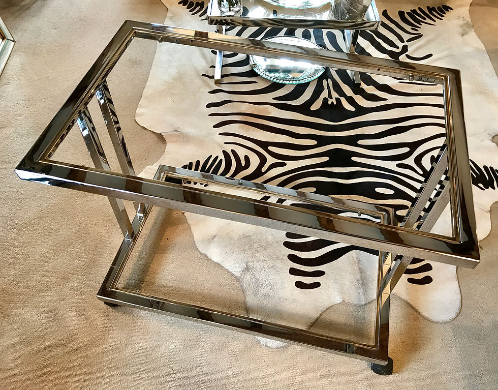 Thumbnail: BelgoChrom Trolley with 23Carat gold plating