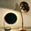 Thumbnail: SOLD - Black & Chrome Tiltable Table Lamp