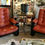 Thumbnail: Pair of Swedish Red Leather Armchairs