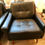 Thumbnail: Pair Black Leather Armchairs by Skippers of Denmark