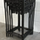 Thumbnail: SOLD - Chinese Padouk Wood Nest Of 4 Tables Original Distressed Black Lacquer
