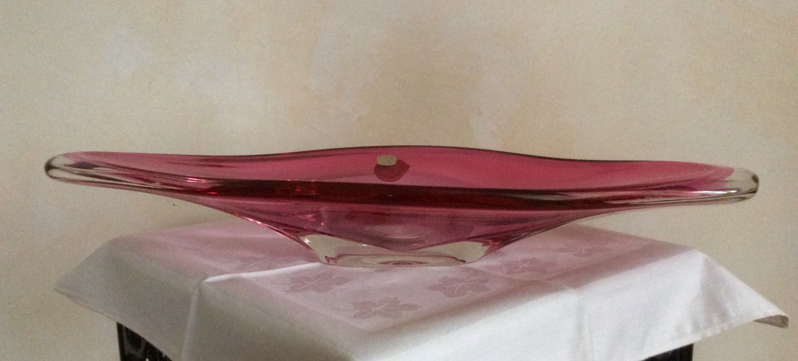 Coloured Crystal Vase