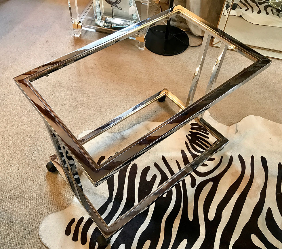 Thumbnail: BelgoChrom Trolley with 23Carat gold plating