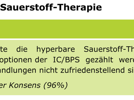 Neue S2k-Leitlinie interstitielle Zystitis / Blasenschmerzsyndrom der DGU