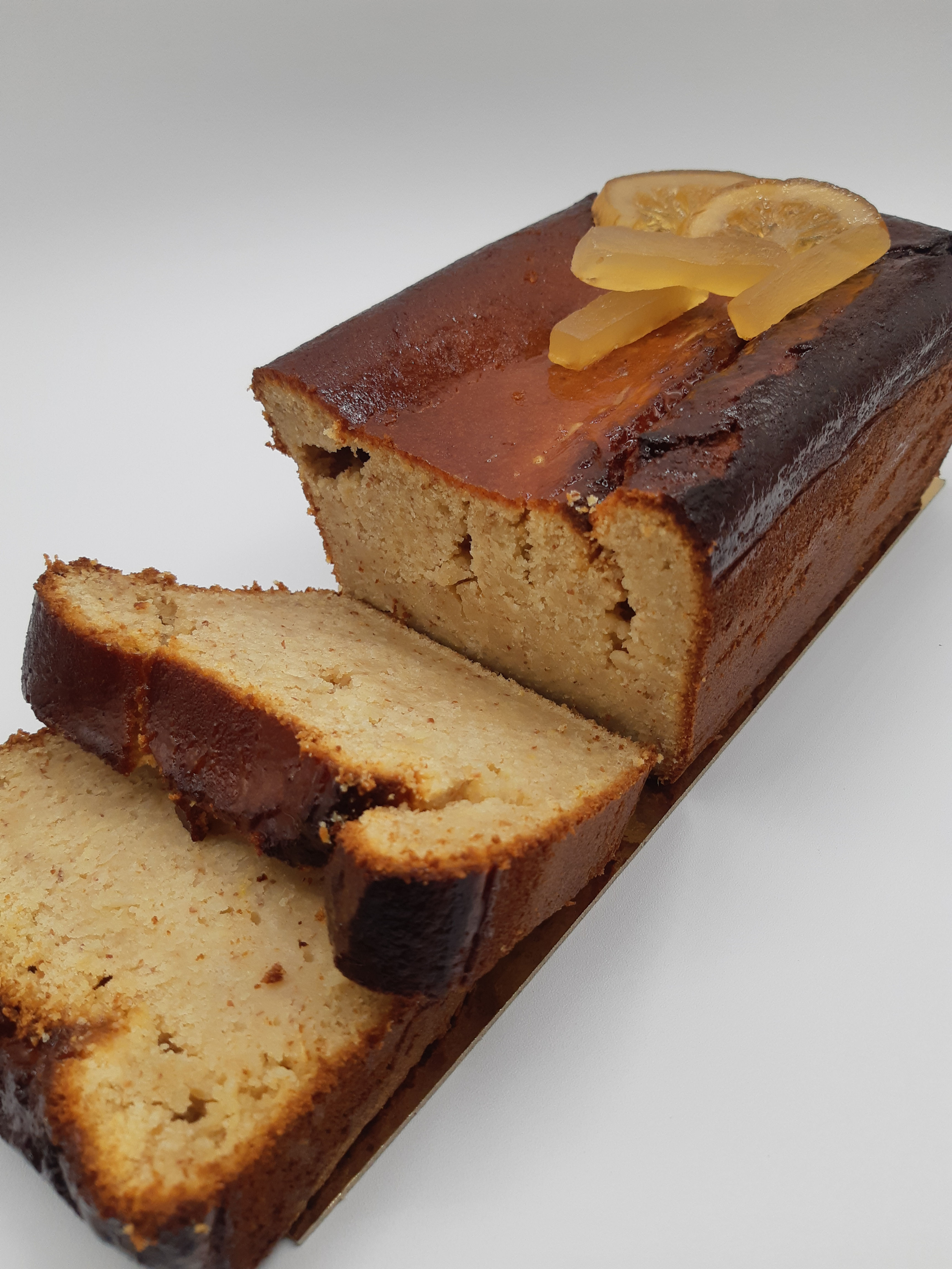 Cake au citron bio et au gingembre frais