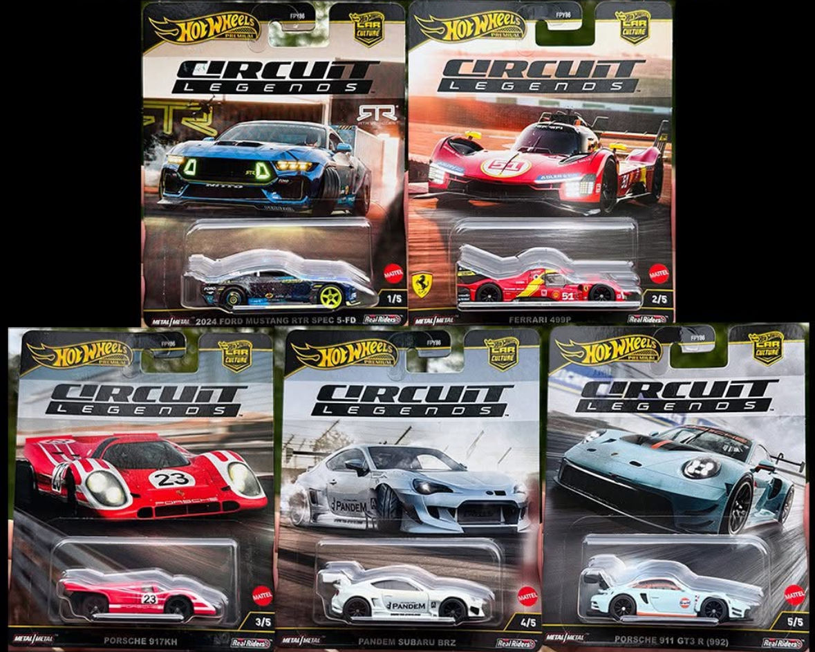 Hot Wheels 1/64 Premium Car Culture Circuit Legends