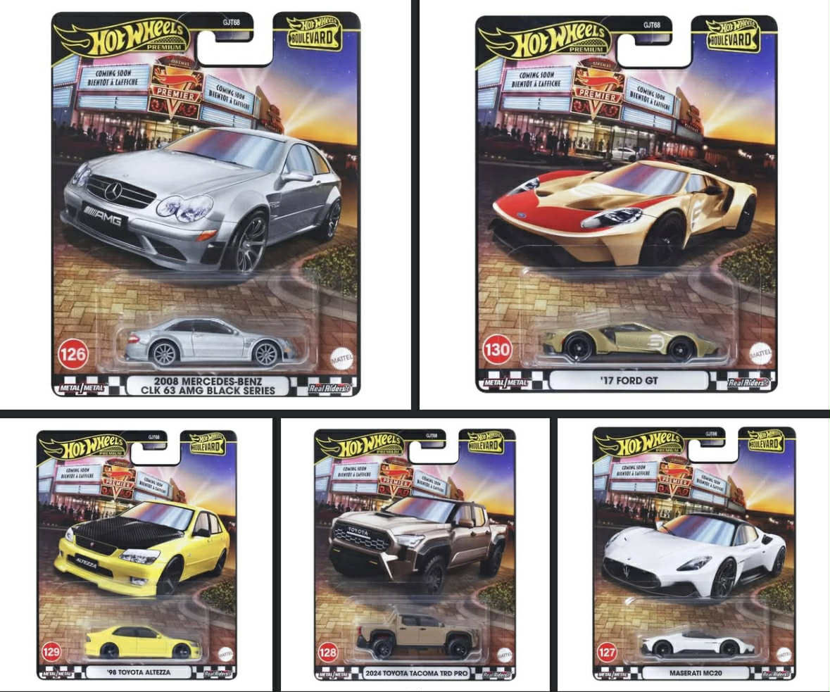 Hot Wheels 1/64 Premium Boulevard Set