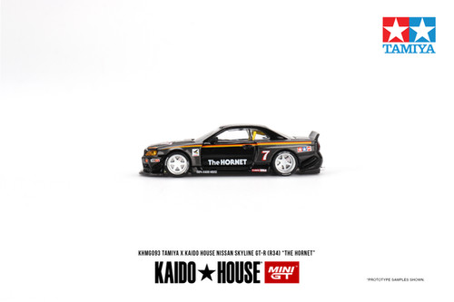 Mini GT 1/64 Nissan Skyline GT-R R34 Tamiya x Kaido House *The