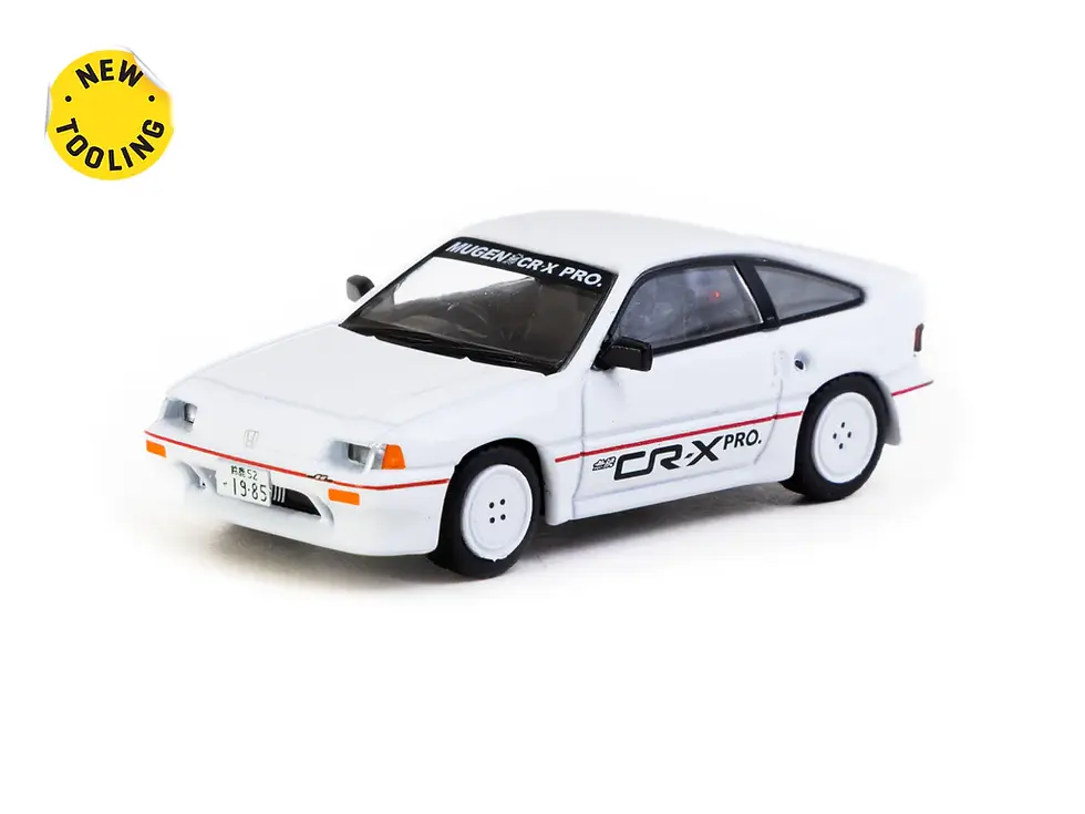 Miniatură: Tarmac Works 1/64 Honda Ballade Sports Mugen CR-X Pro, white