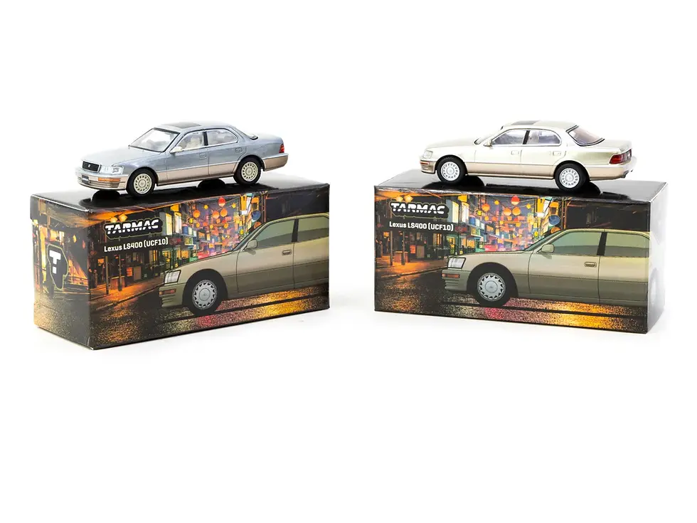 Miniatură: Tarmac Works 1/64 Lexus LS400 Champagne Beige Metallic