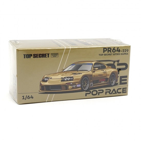 Miniatură: Pop Race 1/64 TOP SECRET GT300 SUPRA GOLD