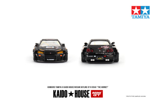 Mini GT 1/64 Nissan Skyline GT-R R34 Tamiya x Kaido House *The