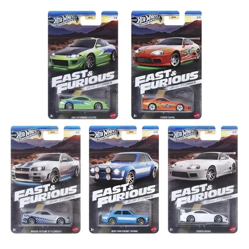 ミニカー Hotwheels FAST&FURIOUS BRIAN O'CONNER Hot Wheels 1/64 Silver Fast And Furious Brian O'Conner Set | Toy