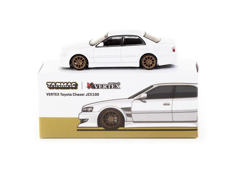 Tarmac Works 1/64 Toyota Chaser JZX100, white | Toy Car SHOP