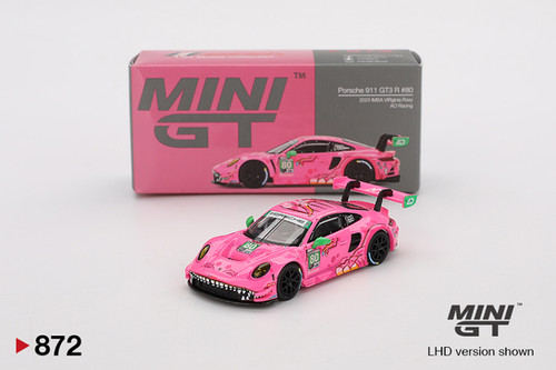 MINI GT 1/64 ポルシェ 911 GT3 R IMSA 2023 Mini GT 1/64 Porsche 911 GT3 R #80 AO Racing 2023 IMSA VIRginia