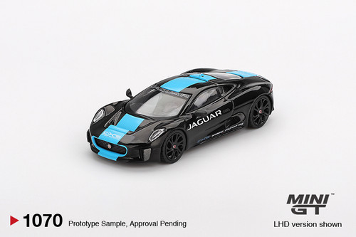 Mini GT 1/64 Jaguar C-X75 Black | Toy Car SHOP