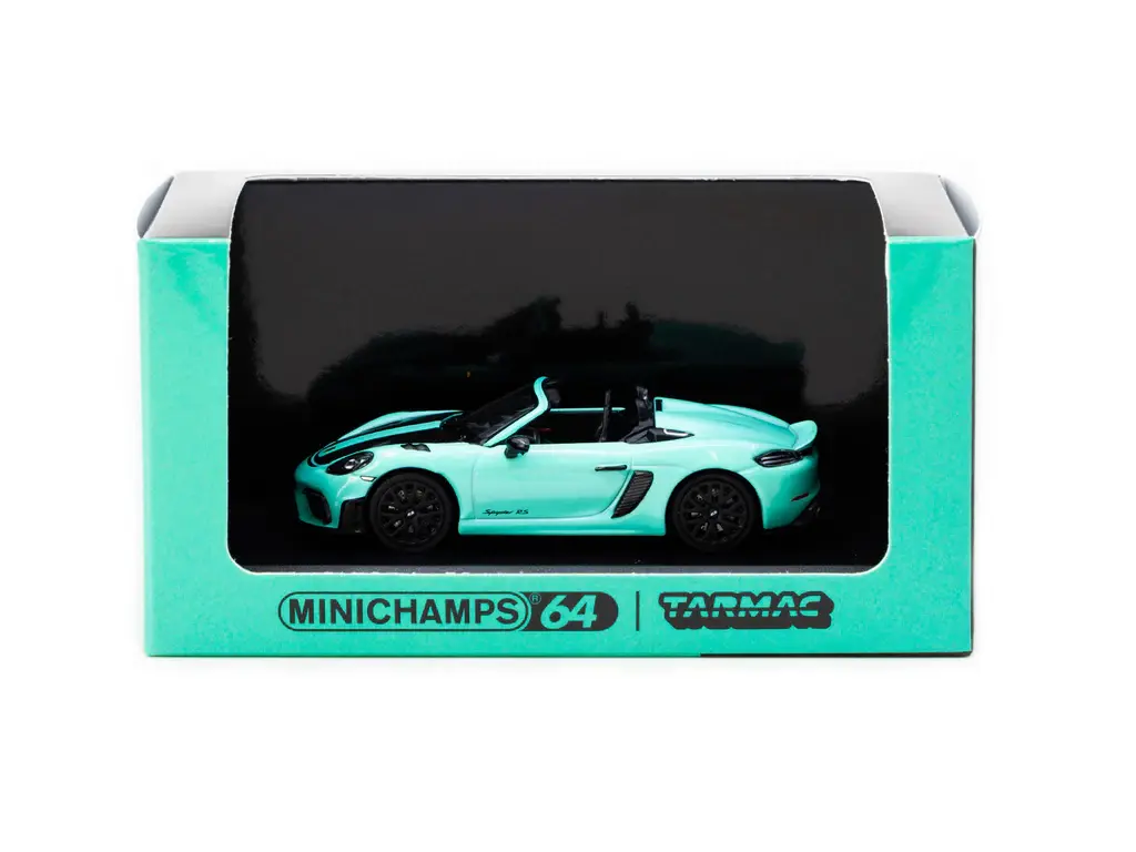 Tarmac Works 1/64 Porsche 718 Spyder RS Mint Green