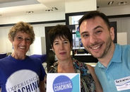 Rob with two colleagues