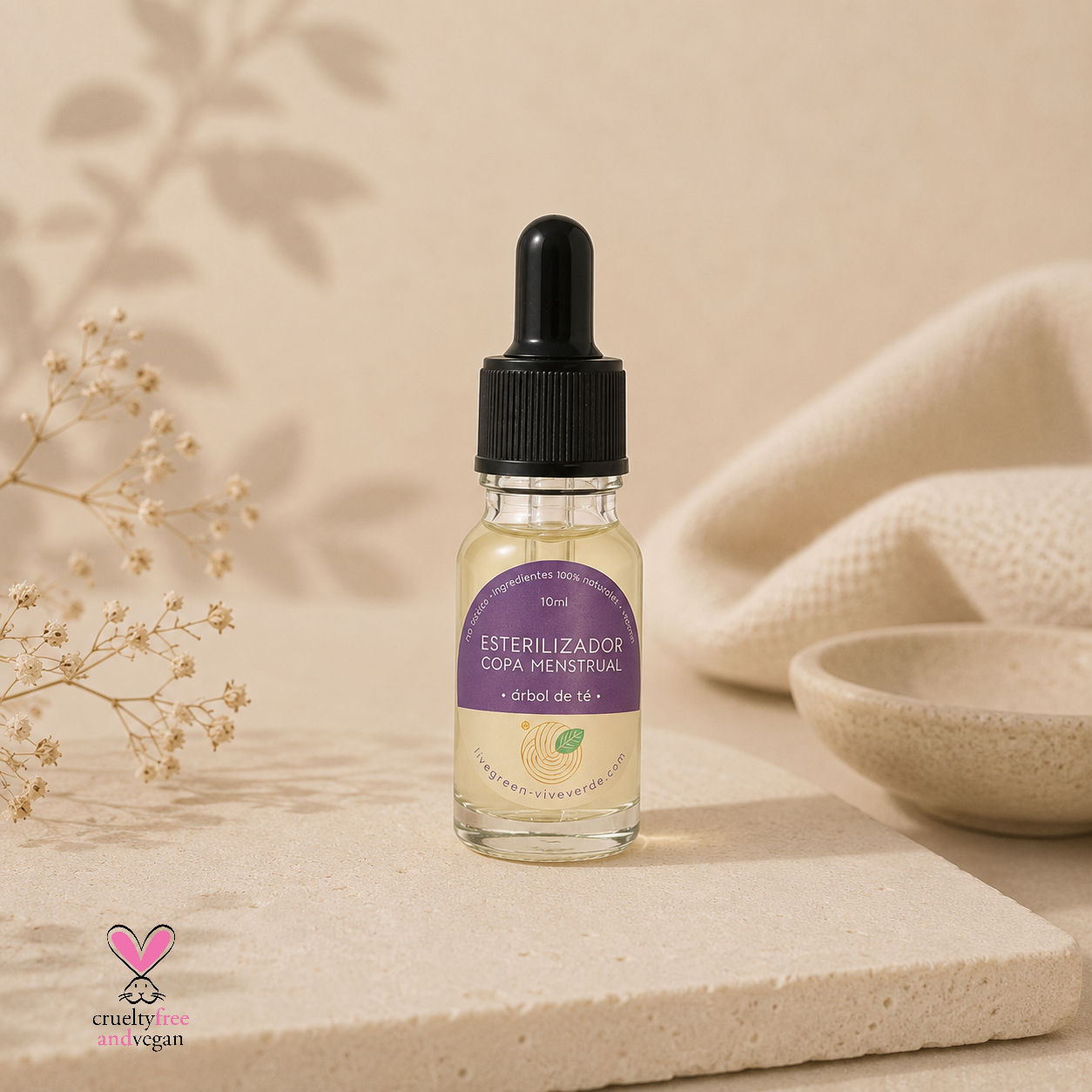 Esterilizador de Copa Menstrual 10ml