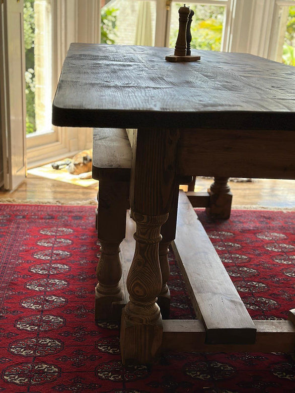 Thumbnail: Reclaimed Pine Kitchen Island Bench Seat