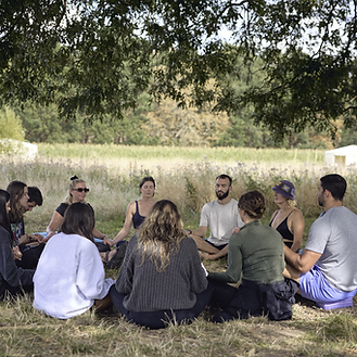 Meditation Circle at NUMA Retreat