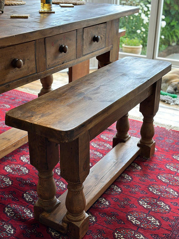 Thumbnail: Reclaimed Pine Kitchen Island Bench Seat