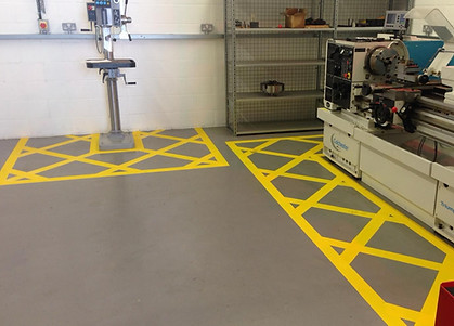 Interior Warehouse Safety marking