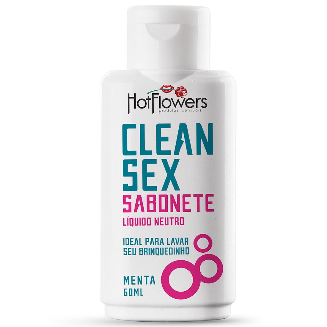 CLEAN SEX SABONETE LÍQUIDO NEUTRO 60ML HOT FLOWERS