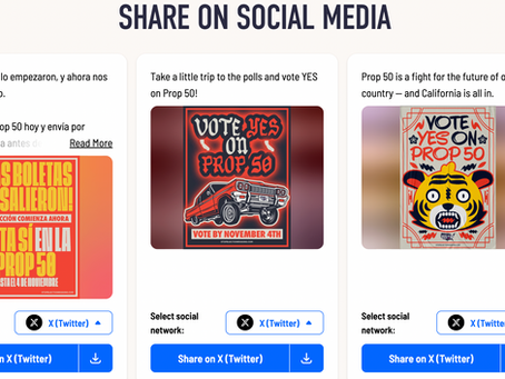 Turning Awareness Into Action for Prop 50