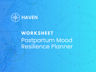 [Worksheet] The Postpartum Plan No One Told You to Make