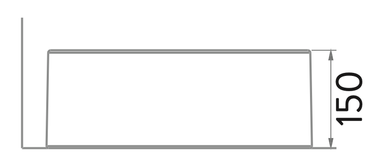 Thumbnail: LIVELLO OVAL COUNTERTOP WASHBASIN WITH TAP HOLE 65CM