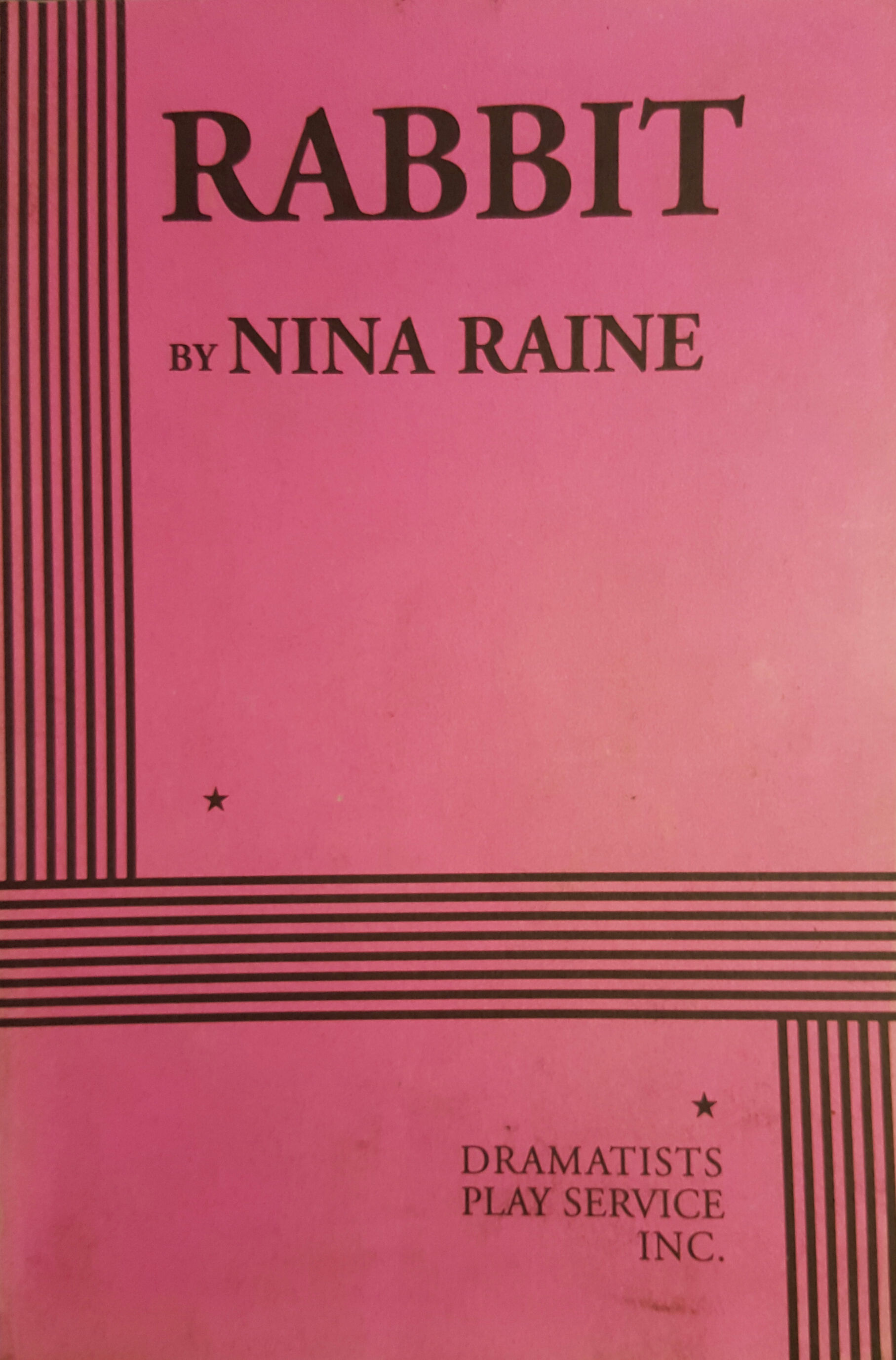 Rabbit by Nina Raine