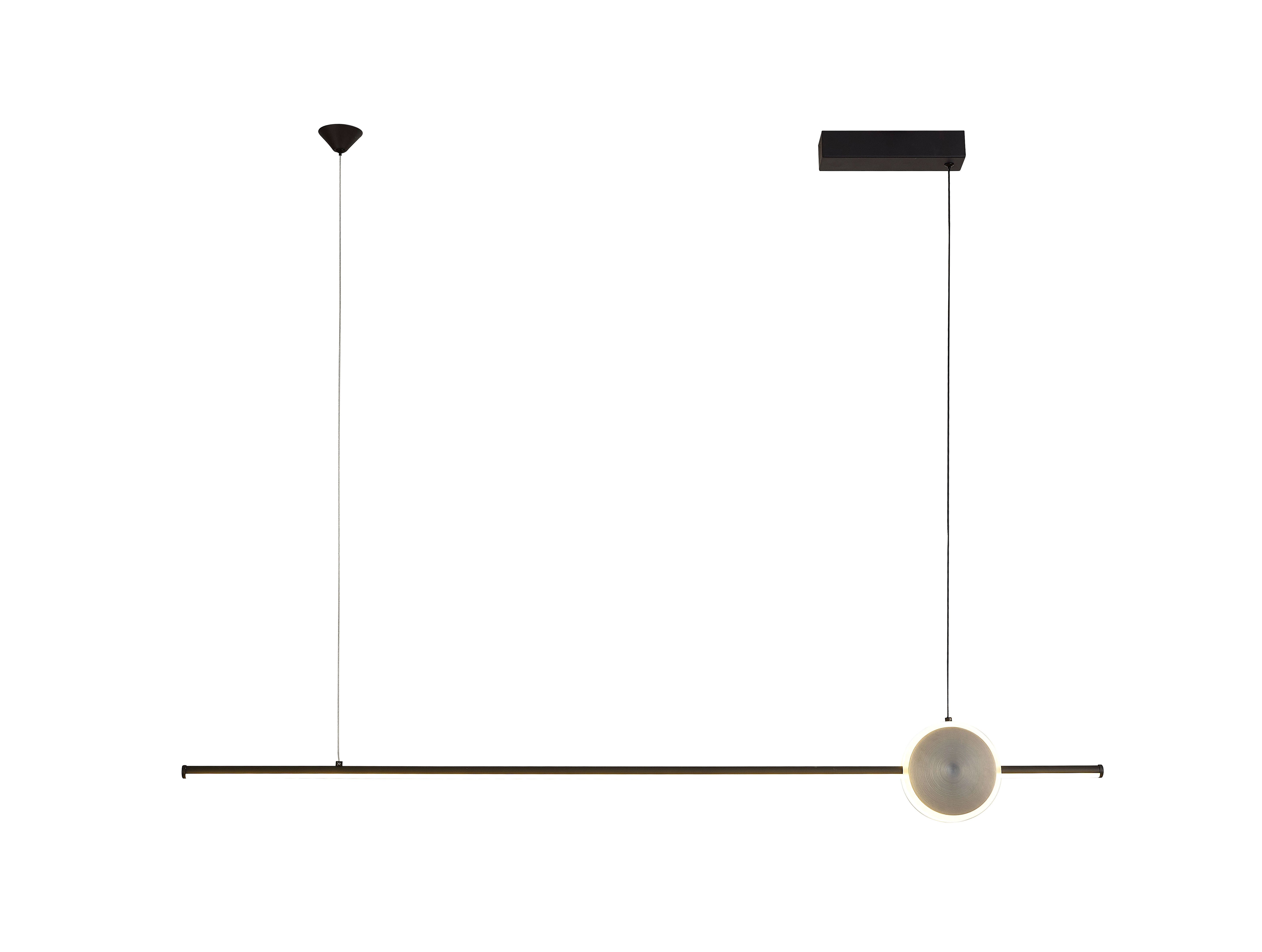 X184130 פיטר תליה שחור פליז 120 ס"מ 30W