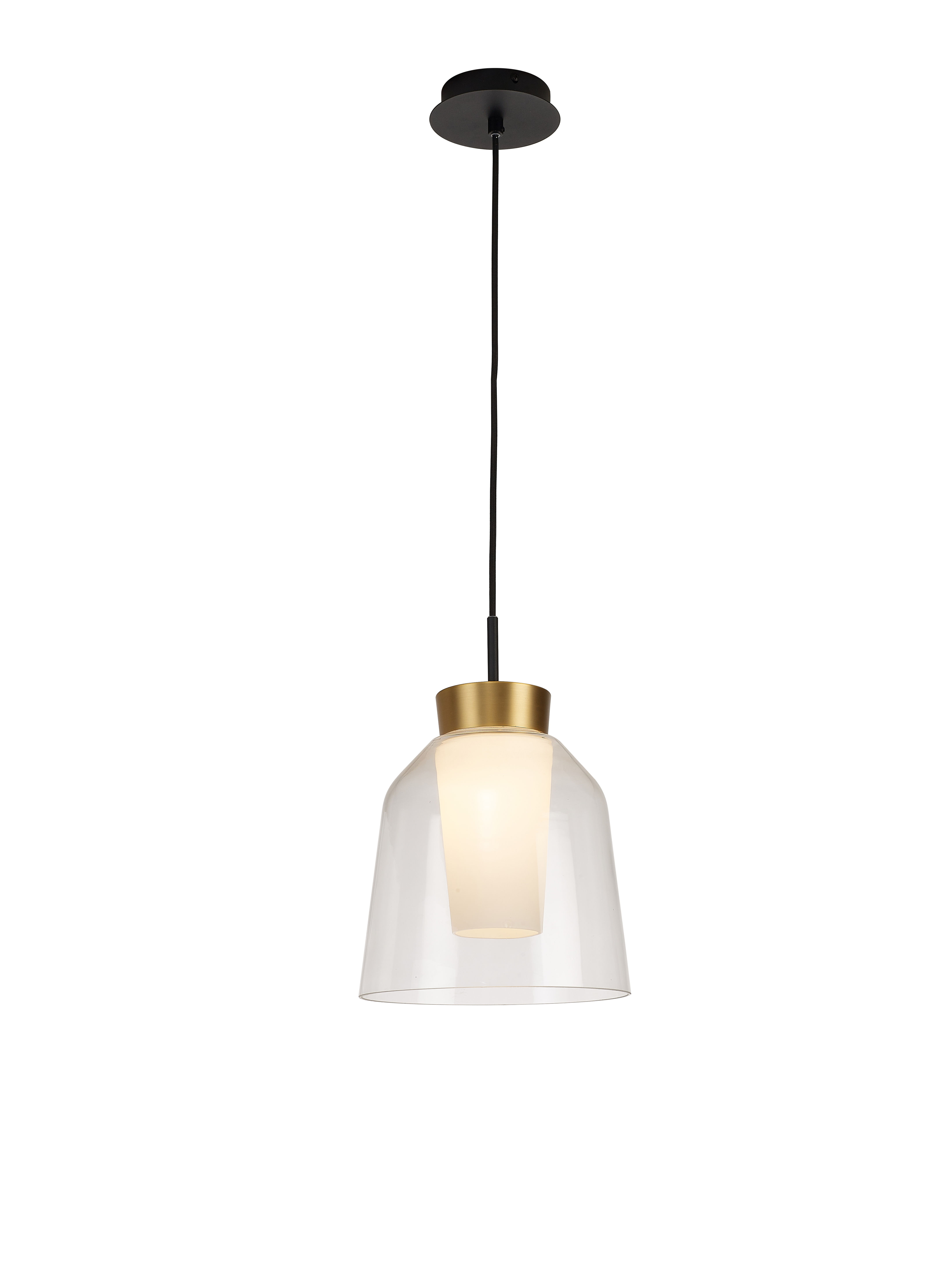 XD8278-1B תליה מריה שקוף מט E-27  קונוס