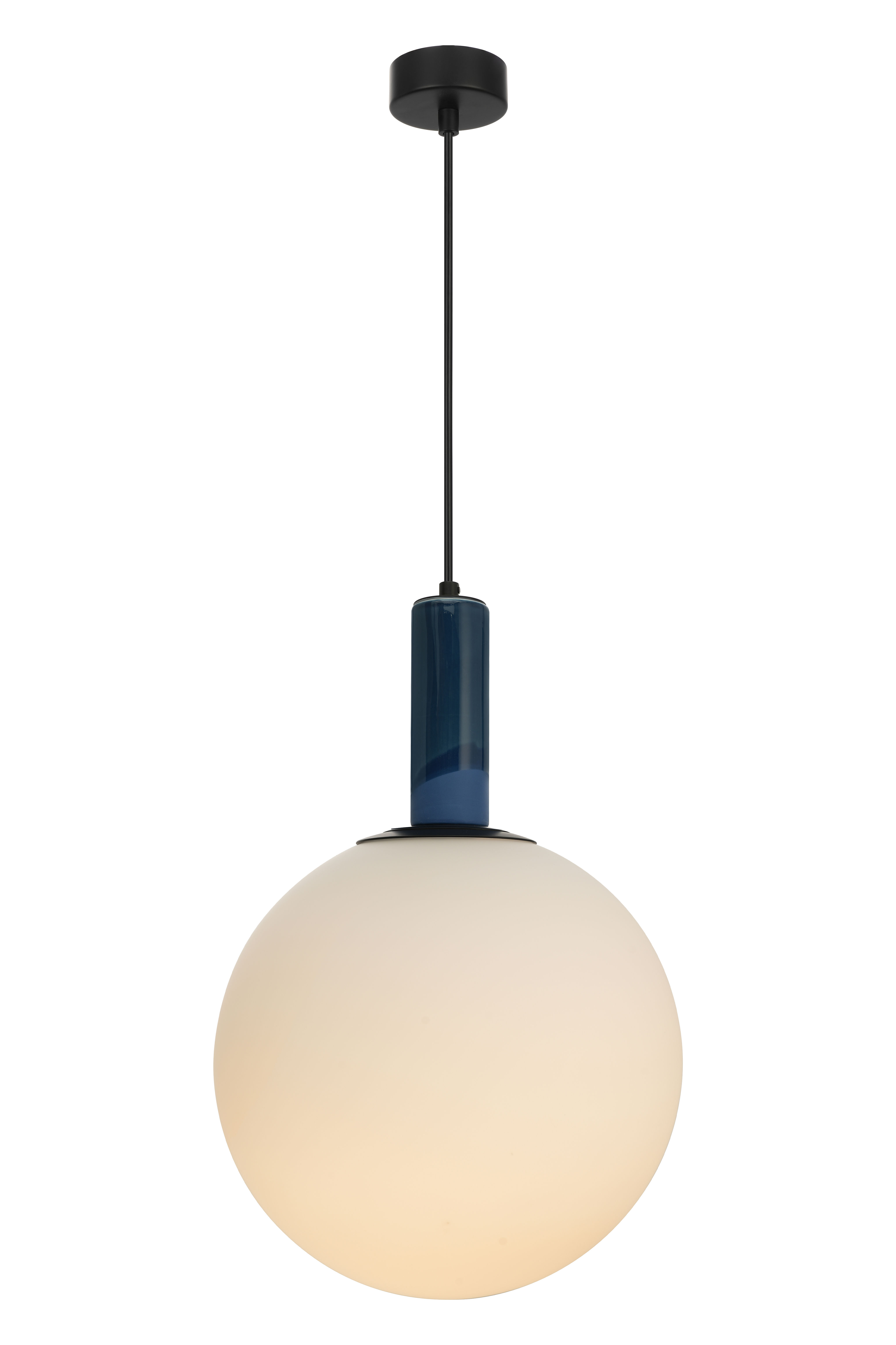 AP9523-1L תליה 30 OPAL + BLUE CERAMIC E-27