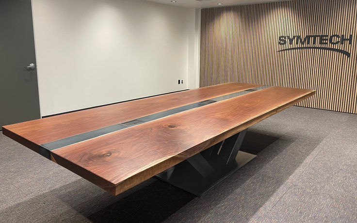 Large custom boardroom table