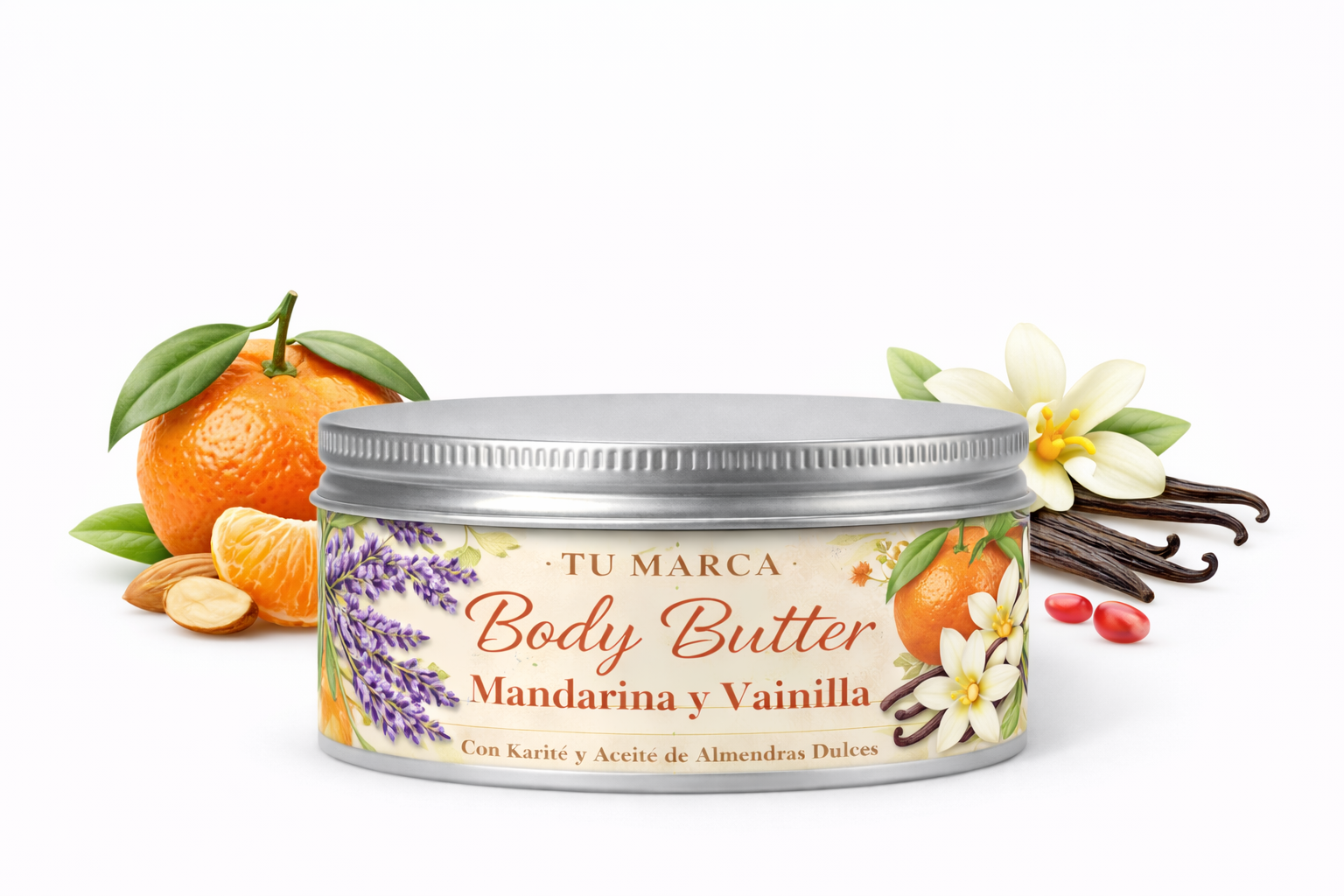 10 Body Butter de Mandarina y Vainilla