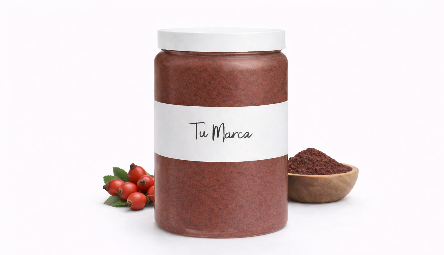 10 Mascarilla Exfoliante Antiedad: Arcilla Roja, Goji, Rosa Mosqueta, AHA