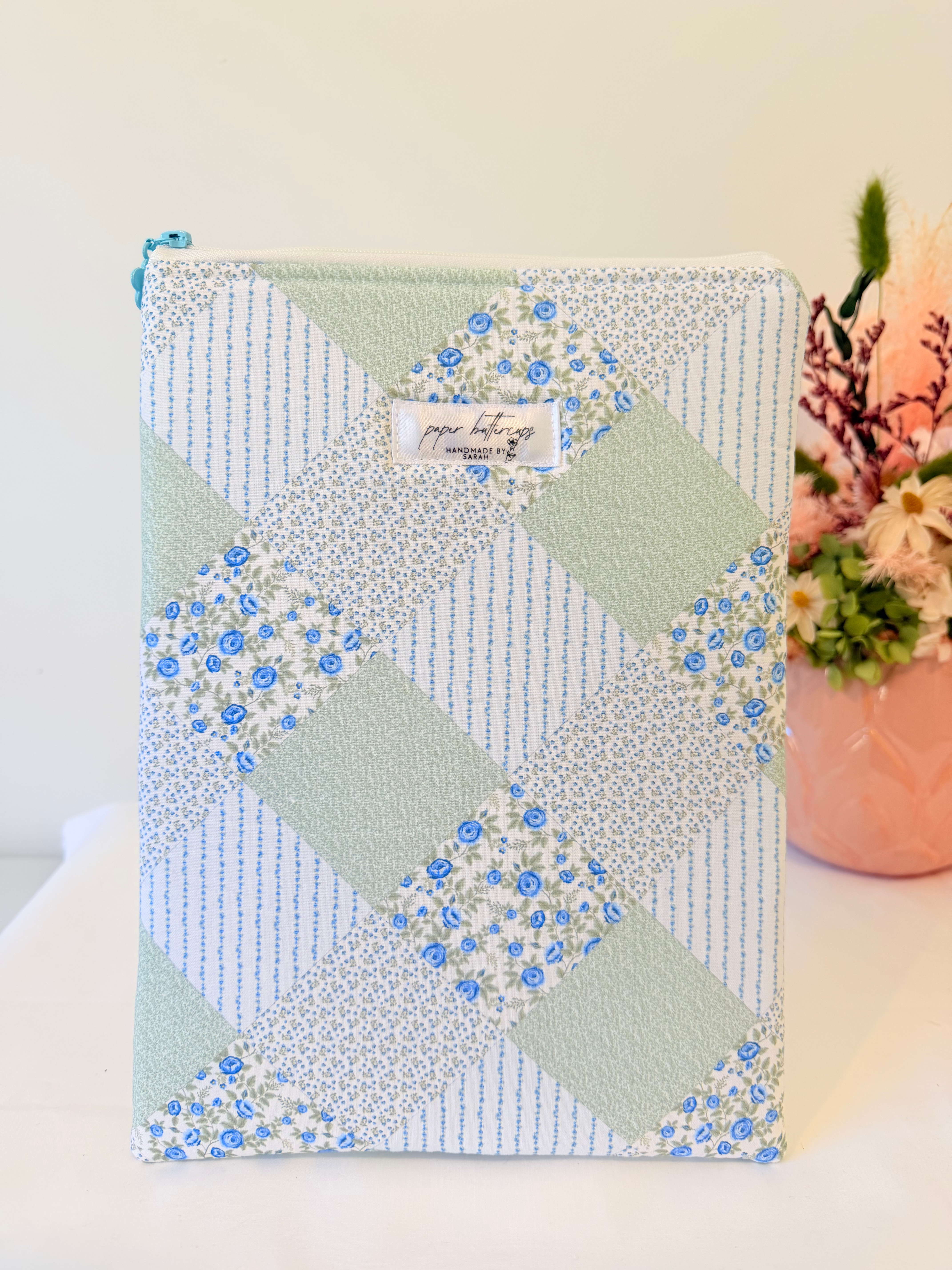 Tablet Sleeve - Blue Bell Patch