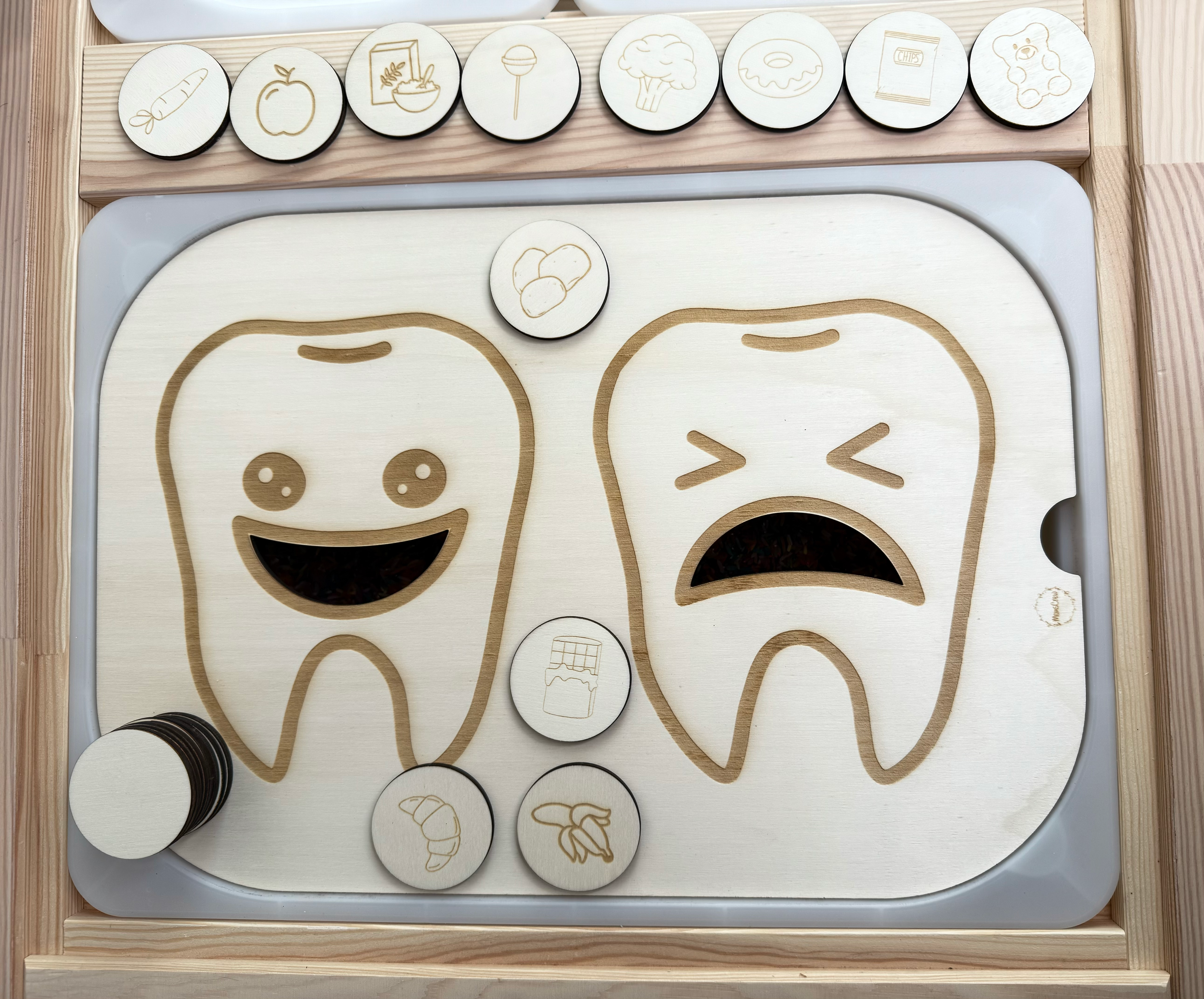 Aktivitätsplatte Zähne (Trofast)