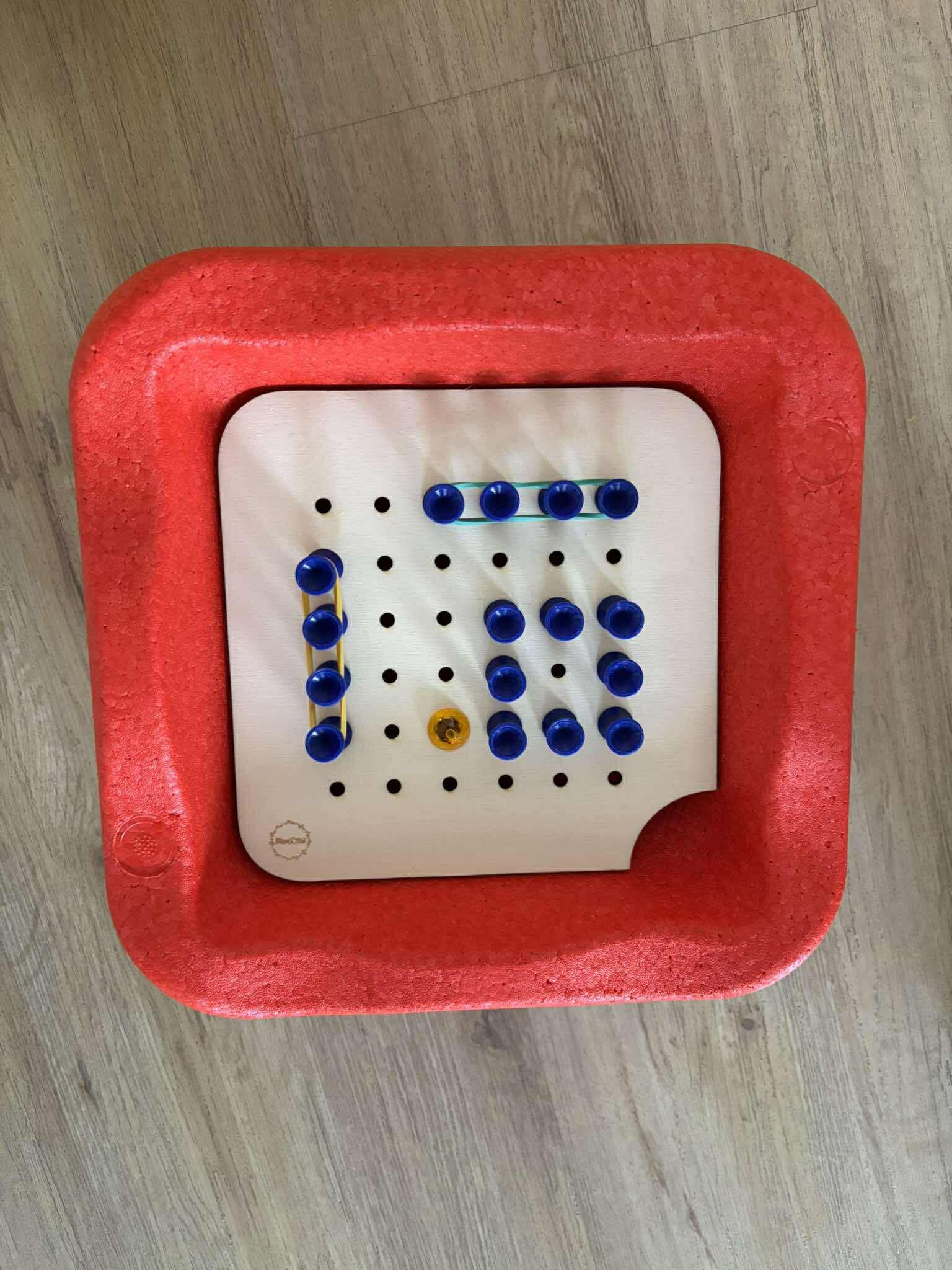 Aktivitätsplatte eckige Stapelsteine