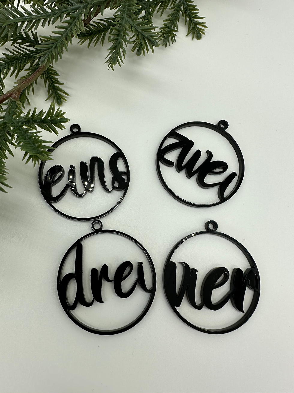 Miniaturbild: Adventkranz Anhänger mit Loch